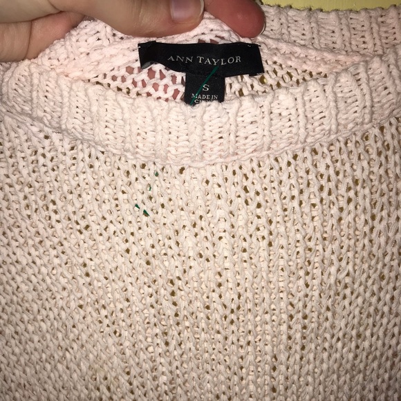 Ann Taylor Pink Knit Sweater - Picture 2 of 3